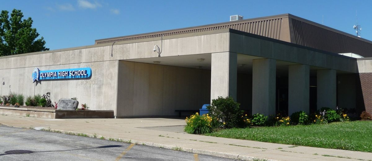 high school building